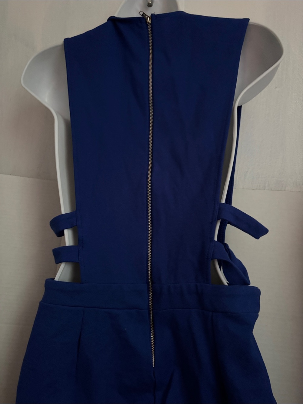 Fashion Nova Royal Blue Plunge Cutout Jumpsuit - Picture 5 of 5
